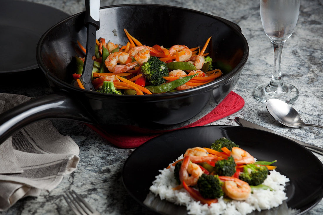 Honey Garlic Shrimp Stir Fry