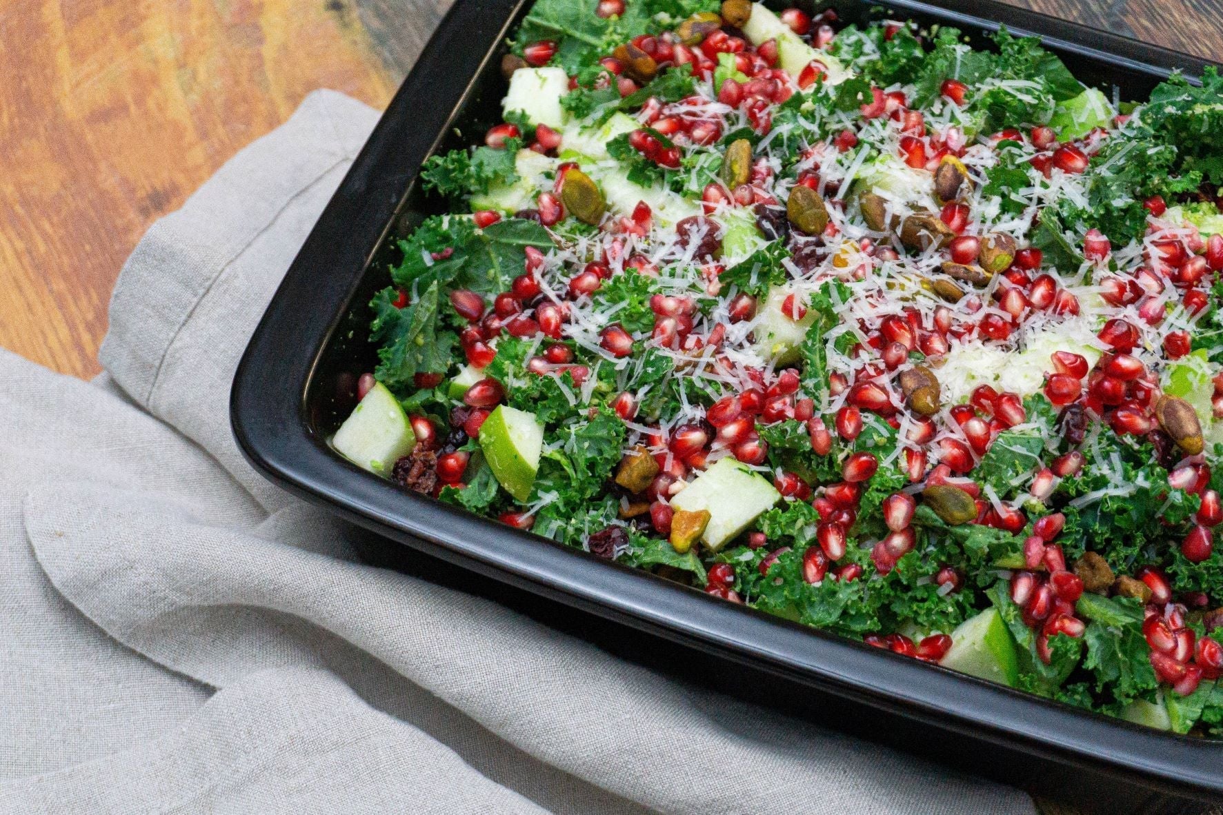 Shaved Brussel Sprout and Kale Crunch Salad | Xtrema Pure Ceramic Cookware