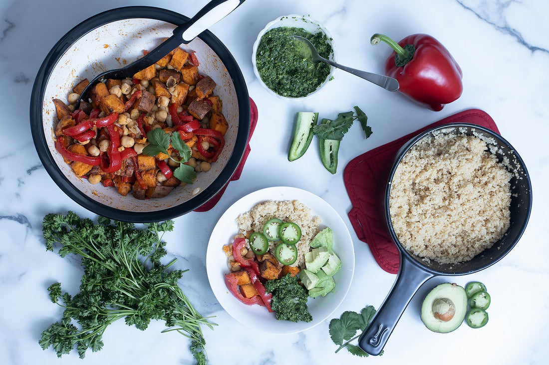 Sweet Potato Chickpea Macro Bowl