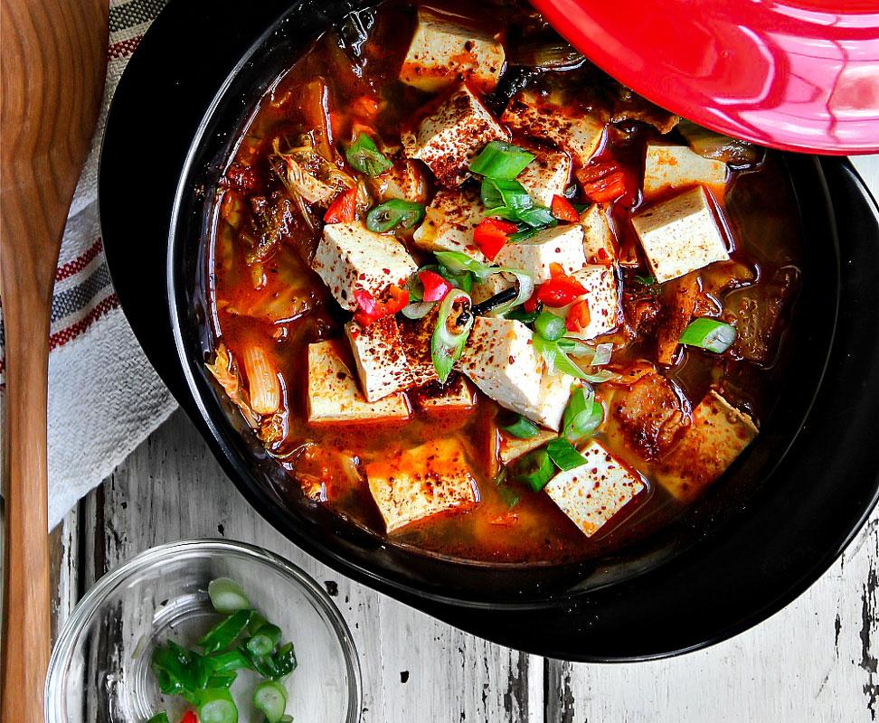 Kimchi JjiGae - Korean Kimchi Stew