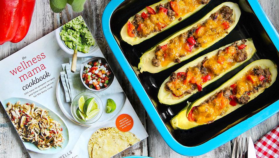 Stuffed Zucchini Sausage Boats